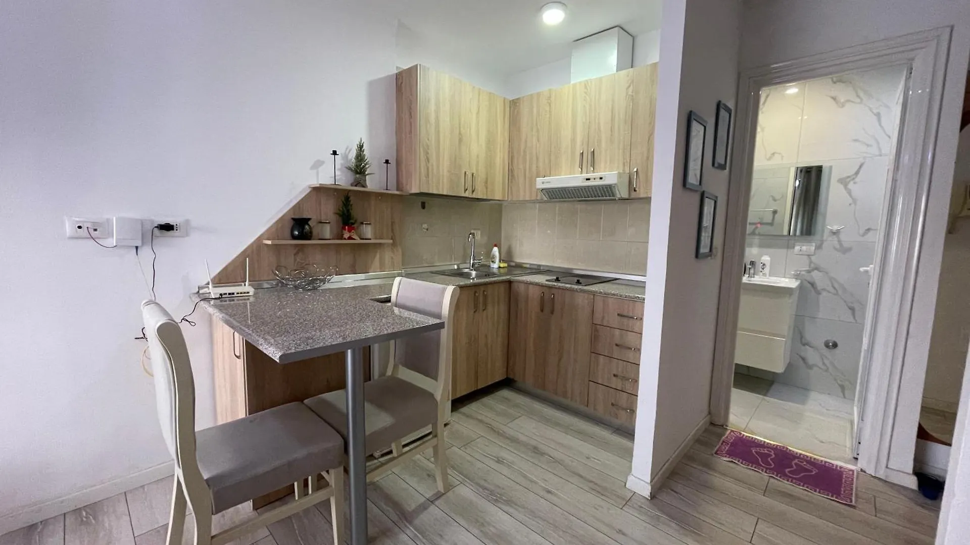 Downtown Modern Studio Apartment 地拉那